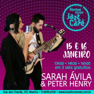 13h30 • Sarah Ávila & Peter Henry • BS Jazz Café