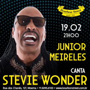 21h00 • Junior Meireles • Steve Wonder Tribute