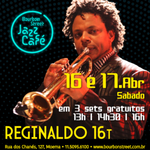 13h00 • Reginaldo 16t • BS Jazz Café