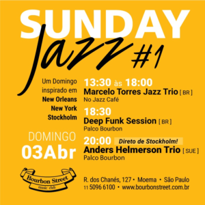13h00 • Sunday Jazz #1