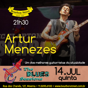 21h30 • THE BLUES SESSIONS (Winter Edition) : Artur Menezes