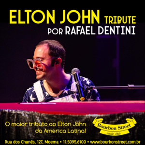 22h00 • POP-ROCK • ELTON JOHN TRIBUTE by RAFAEL DENTINI